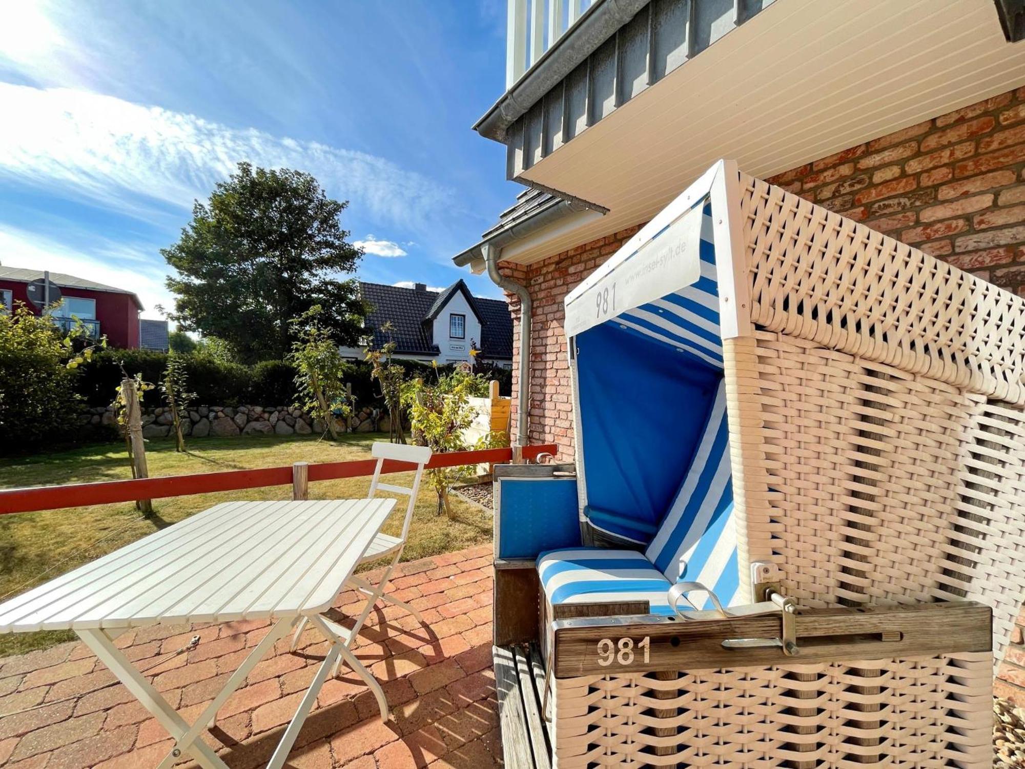 Apartamento Haus Dünenrose App 1 mit Terrasse Westerland Exterior foto